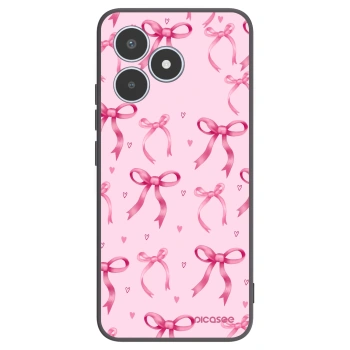 Picasee fekete szilikon tok az alábbi mobiltelefonokra Realme C53 - Bow Aesthetic