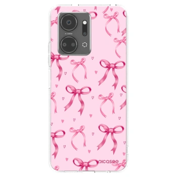Picasee átlátszó szilikon tok az alábbi mobiltelefonokra Honor X7a - Bow Aesthetic