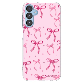 Picasee átlátszó szilikon tok az alábbi mobiltelefonokra Samsung Galaxy A15 A156B 5G - Bow Aesthetic