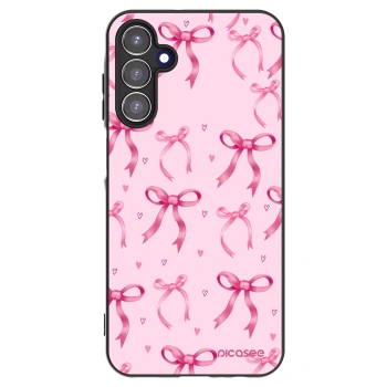 Picasee fekete szilikon tok az alábbi mobiltelefonokra Samsung Galaxy A15 A155F 4G - Bow Aesthetic