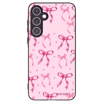 Picasee fekete szilikon tok az alábbi mobiltelefonokra Samsung Galaxy A35 5G A356B - Bow Aesthetic