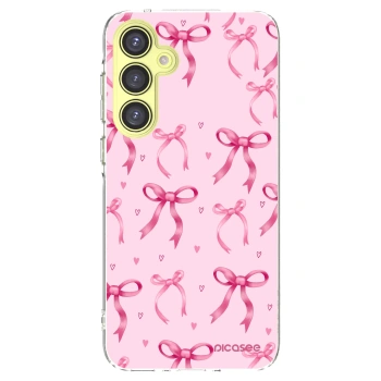 Picasee átlátszó szilikon tok az alábbi mobiltelefonokra Samsung Galaxy A35 5G A356B - Bow Aesthetic