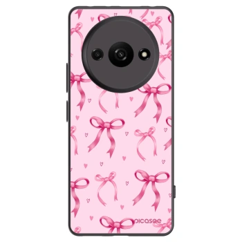 Picasee fekete szilikon tok az alábbi mobiltelefonokra Xiaomi Redmi A3 - Bow Aesthetic