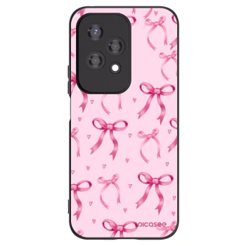 Picasee fekete szilikon tok az alábbi mobiltelefonokra Honor 200 Lite - Bow Aesthetic