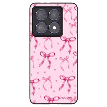Picasee fekete szilikon tok az alábbi mobiltelefonokra Xiaomi 14T Pro - Bow Aesthetic