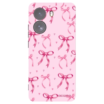 Picasee fekete szilikon tok az alábbi mobiltelefonokra Xiaomi Poco X7 - Bow Aesthetic