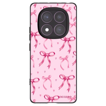Picasee fekete szilikon tok az alábbi mobiltelefonokra Xiaomi Redmi Note 14 Pro 4G - Bow Aesthetic