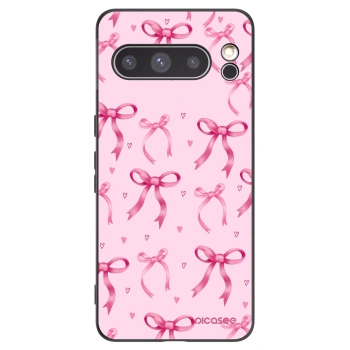 Picasee fekete szilikon tok az alábbi mobiltelefonokra Google Pixel 8 Pro - Bow Aesthetic