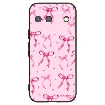 Picasee fekete szilikon tok az alábbi mobiltelefonokra Google Pixel 9 - Bow Aesthetic