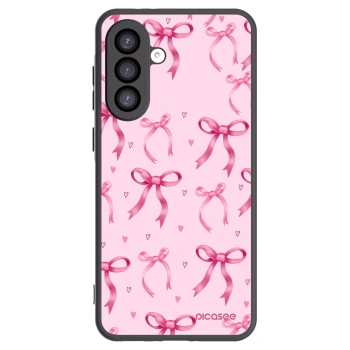 Picasee fekete szilikon tok az alábbi mobiltelefonokra Samsung Galaxy A26 5G A266B - Bow Aesthetic
