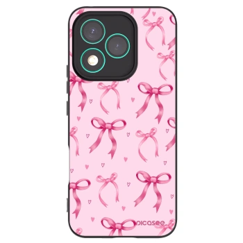 Picasee fekete szilikon tok az alábbi mobiltelefonokra Honor 400 Lite 5G - Bow Aesthetic