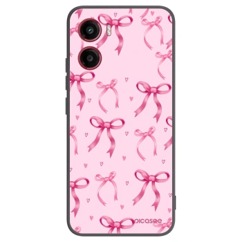 Picasee fekete szilikon tok az alábbi mobiltelefonokra Motorola Moto G05 - Bow Aesthetic
