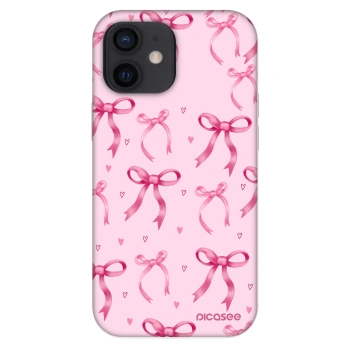 Szilikon tok erre a típusra Apple iPhone 12 mini - Bow Aesthetic