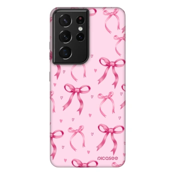 Picasee Fashion Case Samsung Galaxy S21 Ultra 5G G998B - Bow Aesthetic
