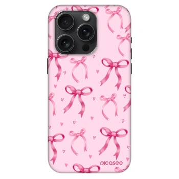Szilikon tok erre a típusra Apple iPhone 15 Pro - Bow Aesthetic