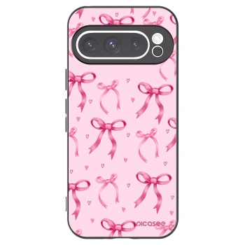 Picasee fekete szilikon tok az alábbi mobiltelefonokra Google Pixel 9 Pro XL - Bow Aesthetic