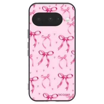Picasee fekete szilikon tok az alábbi mobiltelefonokra Google Pixel 10 - Bow Aesthetic
