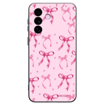 Picasee fekete szilikon tok az alábbi mobiltelefonokra Samsung Galaxy A57 5G - Bow Aesthetic