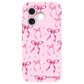 Picasee fekete szilikon tok az alábbi mobiltelefonokra Honor 600 Lite - Bow Aesthetic