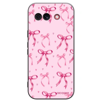 Picasee fekete szilikon tok az alábbi mobiltelefonokra Google Pixel 10a - Bow Aesthetic