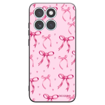 Picasee fekete szilikon tok az alábbi mobiltelefonokra Motorola Edge 70 Fusion - Bow Aesthetic