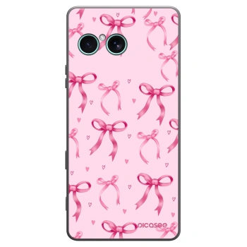 Picasee fekete szilikon tok az alábbi mobiltelefonokra Sony Xperia 10 VII - Bow Aesthetic