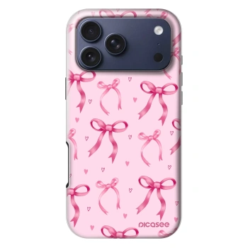 Szilikon tok erre a típusra Apple iPhone 18 Pro Max - Bow Aesthetic