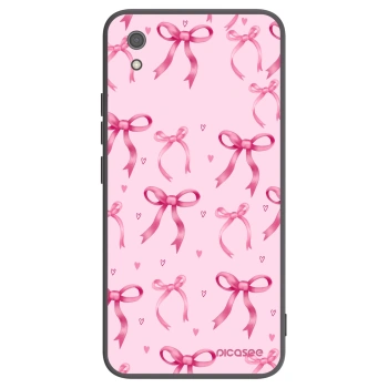 Picasee fekete szilikon tok az alábbi mobiltelefonokra Xiaomi Redmi 7A - Bow Aesthetic