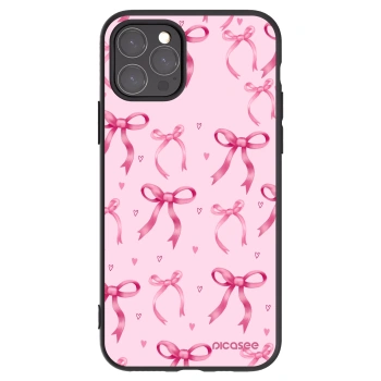 Picasee fekete szilikon tok az alábbi mobiltelefonokra Apple iPhone 11 Pro - Bow Aesthetic
