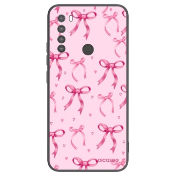 Picasee fekete szilikon tok az alábbi mobiltelefonokra Xiaomi Redmi Note 8 - Bow Aesthetic