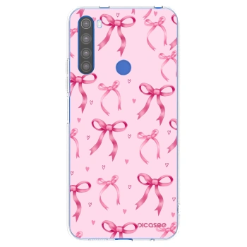 Picasee átlátszó szilikon tok az alábbi mobiltelefonokra Xiaomi Redmi Note 8T - Bow Aesthetic