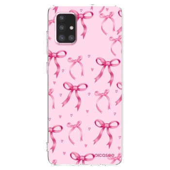 Picasee átlátszó szilikon tok az alábbi mobiltelefonokra Samsung Galaxy A71 A715F - Bow Aesthetic