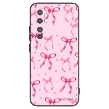 Picasee fekete szilikon tok az alábbi mobiltelefonokra Xiaomi Mi Note 10 Lite - Bow Aesthetic