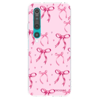 Picasee átlátszó szilikon tok az alábbi mobiltelefonokra Xiaomi Mi 10 - Bow Aesthetic