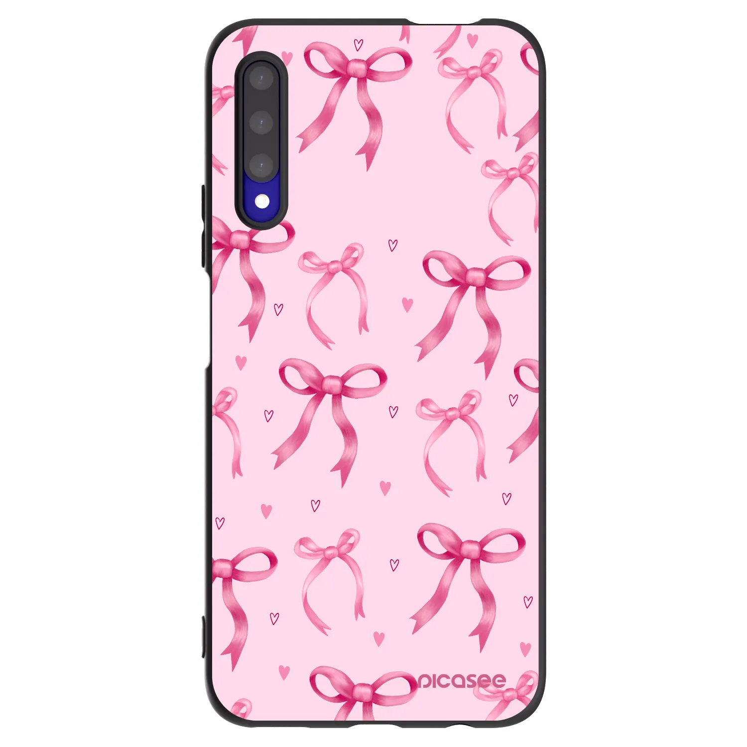 Picasee fekete szilikon tok az alábbi mobiltelefonokra Honor 9X Pro - Bow Aesthetic