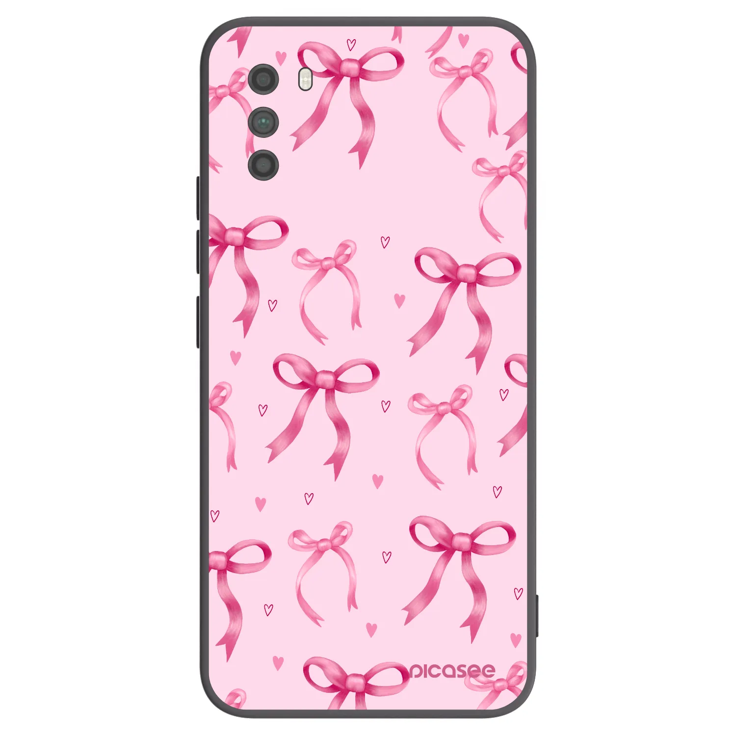 Picasee fekete szilikon tok az alábbi mobiltelefonokra Xiaomi Poco M3 - Bow Aesthetic