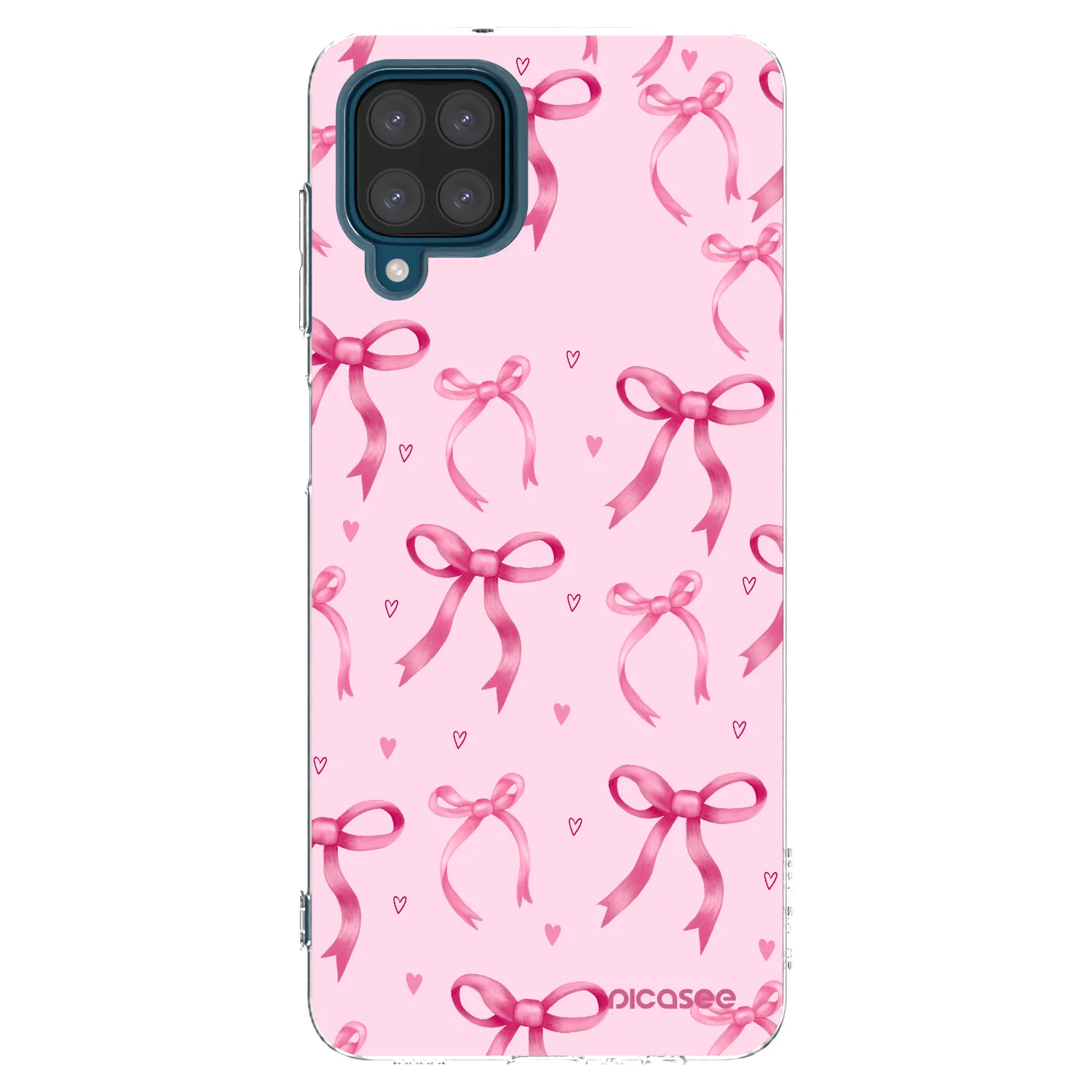 Picasee átlátszó szilikon tok az alábbi mobiltelefonokra Samsung Galaxy A12 A125F - Bow Aesthetic