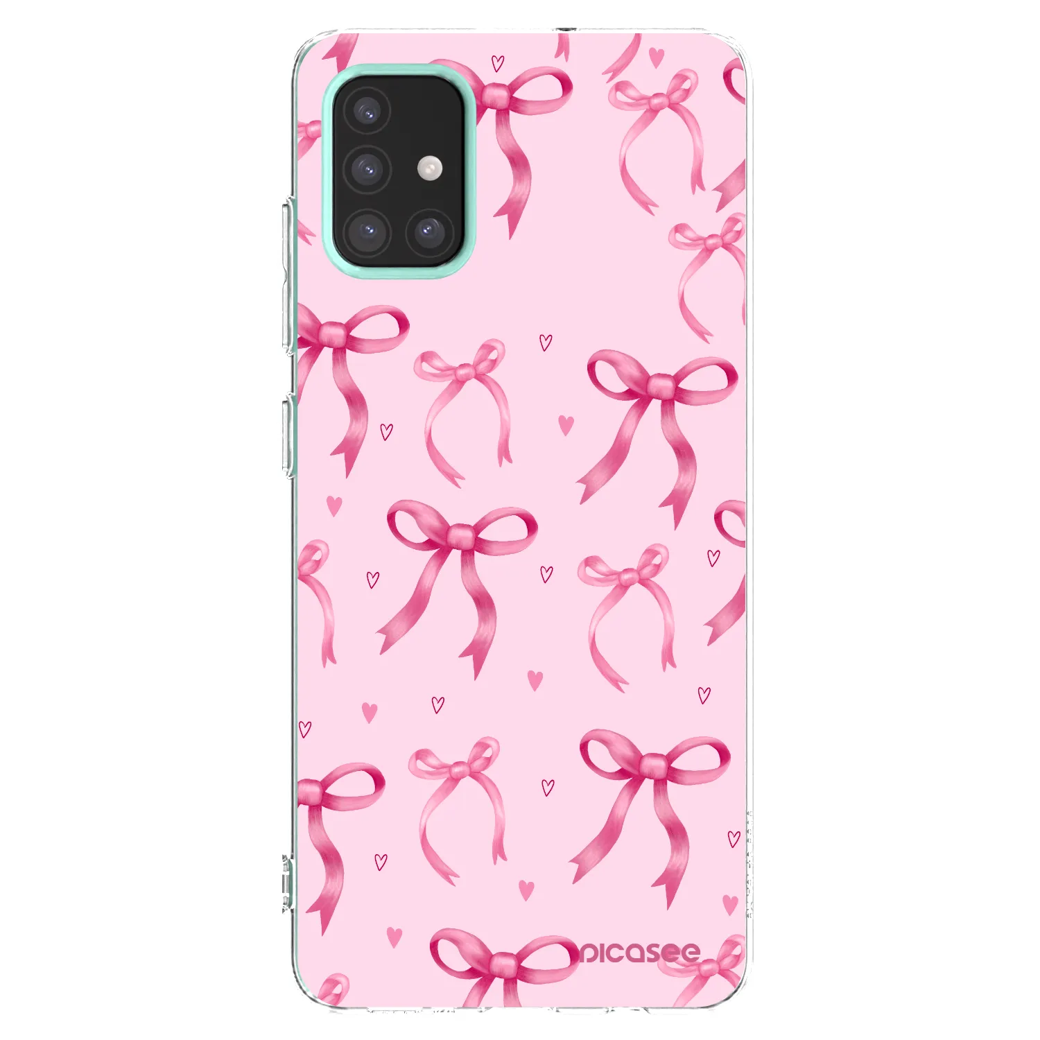 Picasee átlátszó szilikon tok az alábbi mobiltelefonokra Samsung Galaxy M31s - Bow Aesthetic