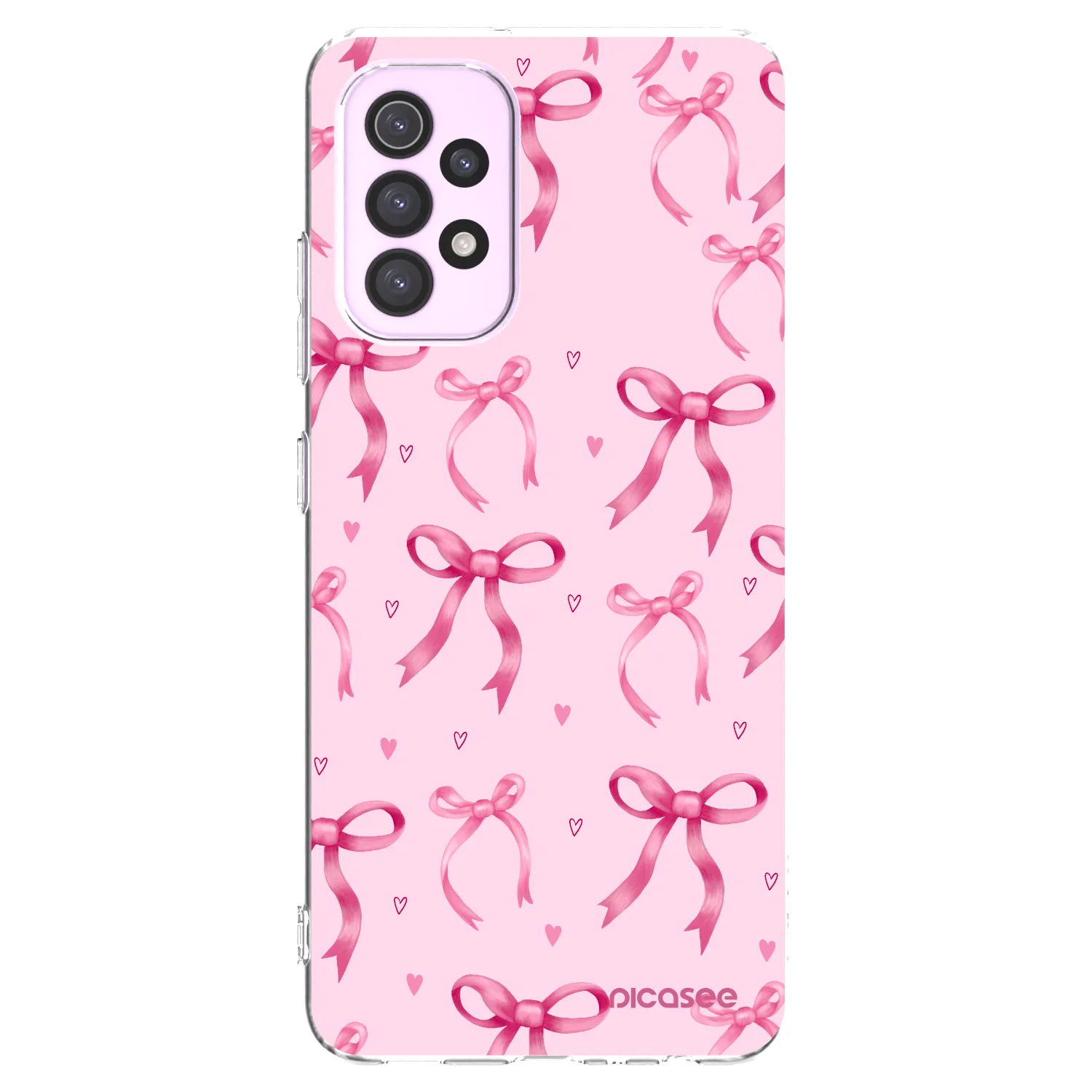 Picasee átlátszó szilikon tok az alábbi mobiltelefonokra Samsung Galaxy A32 5G A326B - Bow Aesthetic