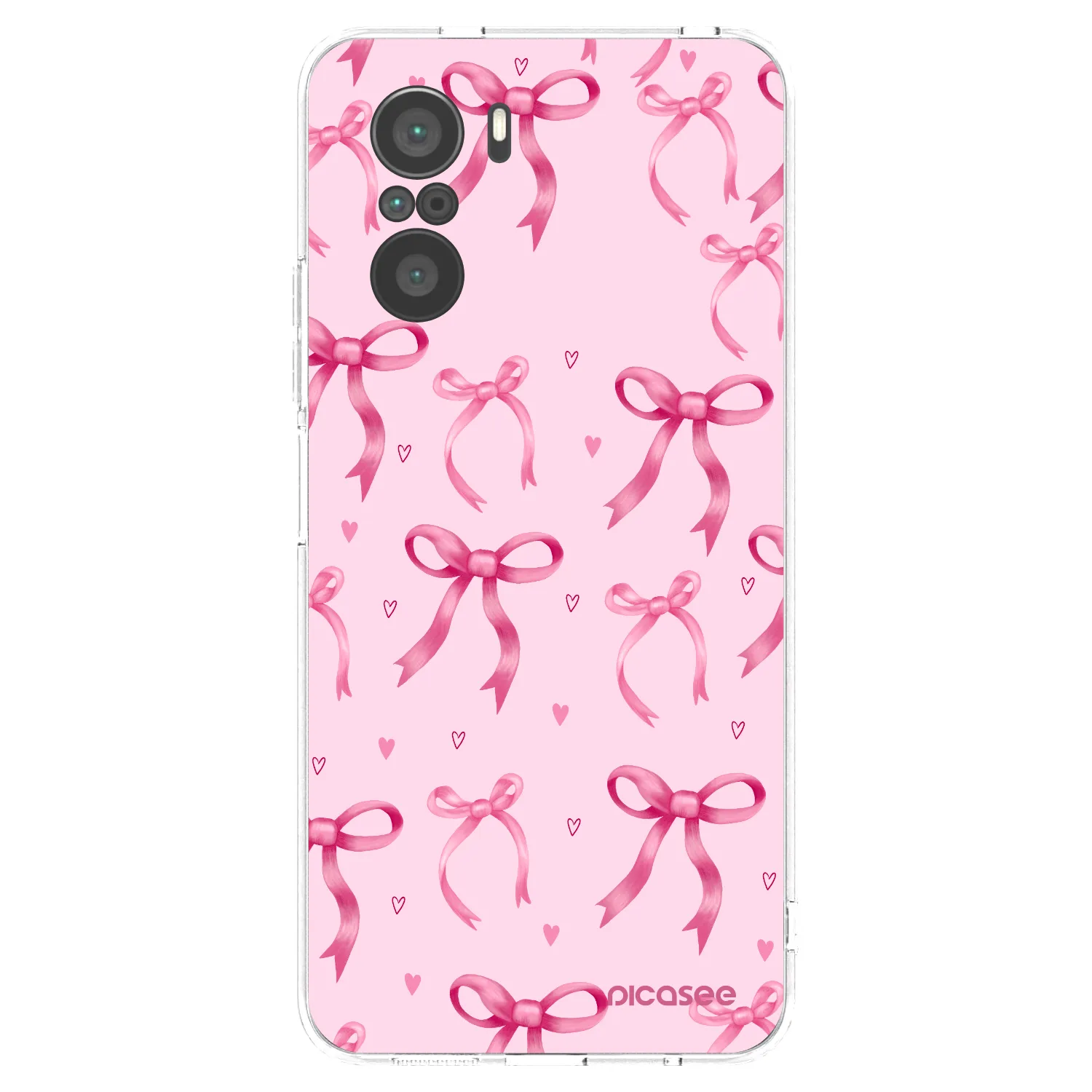 Picasee átlátszó szilikon tok az alábbi mobiltelefonokra Xiaomi Poco F3 - Bow Aesthetic