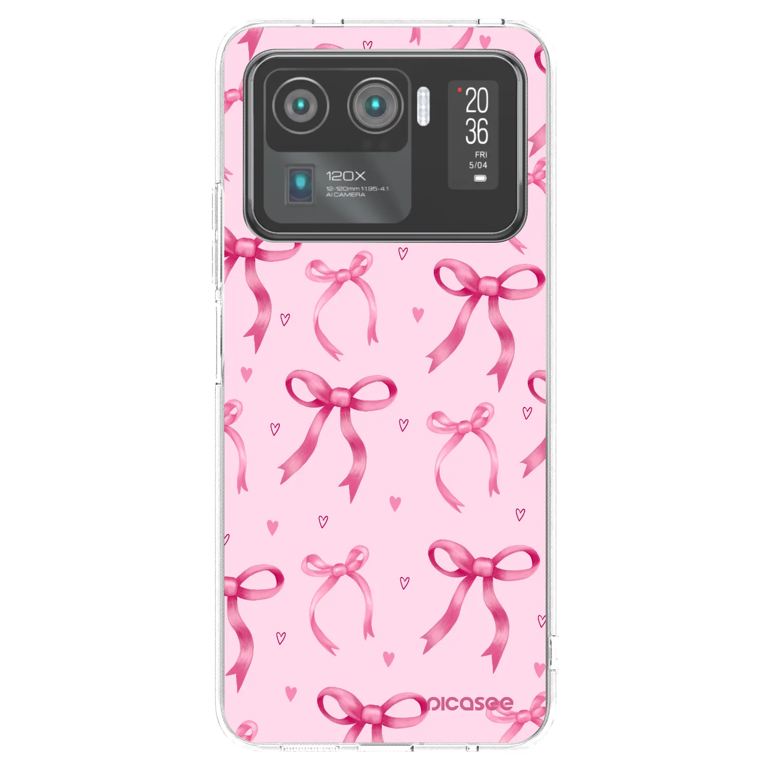 Picasee átlátszó szilikon tok az alábbi mobiltelefonokra Xiaomi Mi 11 Ultra - Bow Aesthetic