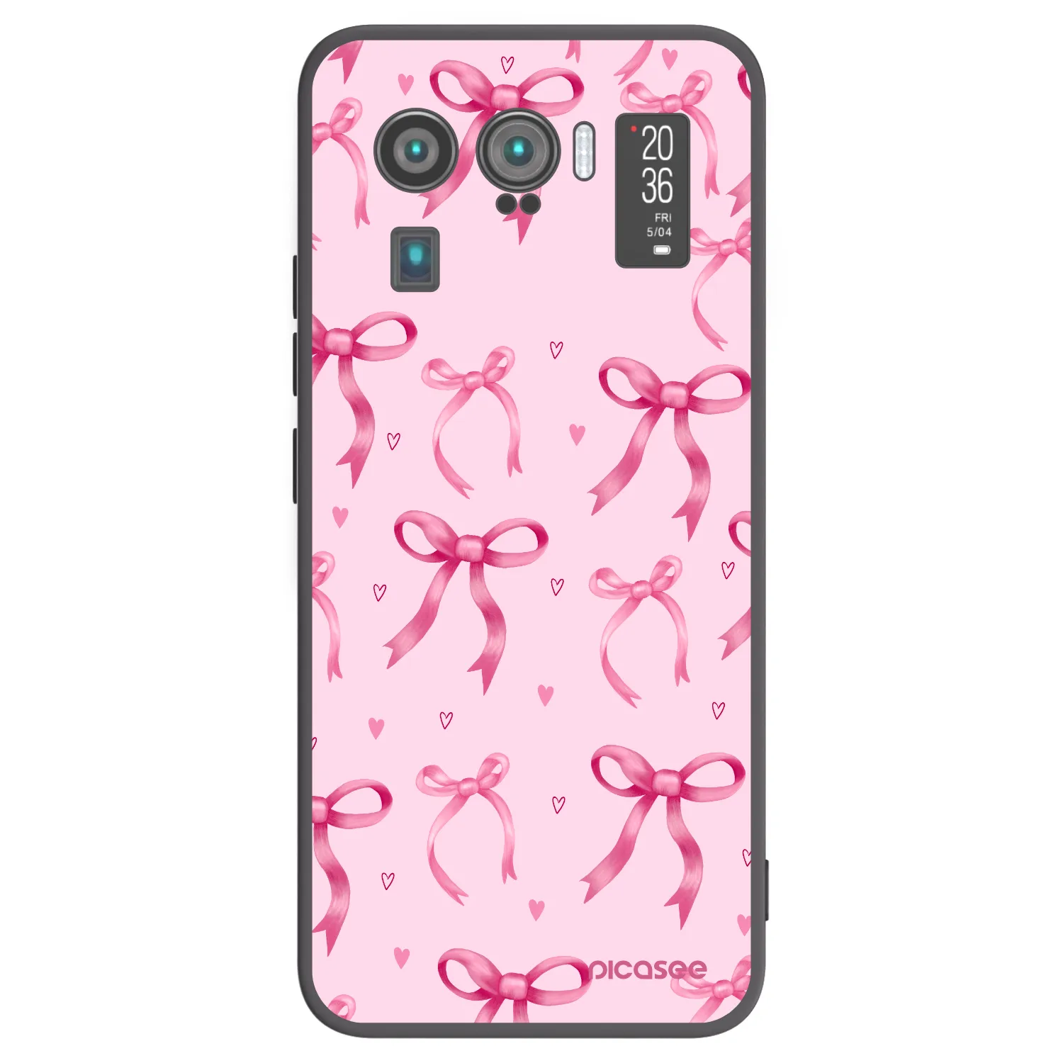 Picasee fekete szilikon tok az alábbi mobiltelefonokra Xiaomi Mi 11 Ultra - Bow Aesthetic