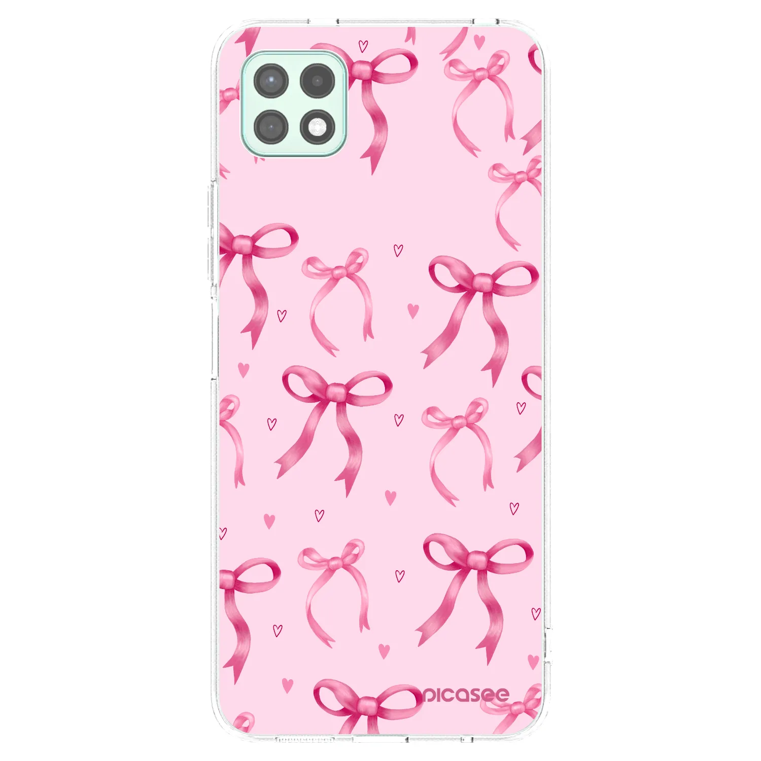 Picasee átlátszó szilikon tok az alábbi mobiltelefonokra Samsung Galaxy A22 A226B 5G - Bow Aesthetic