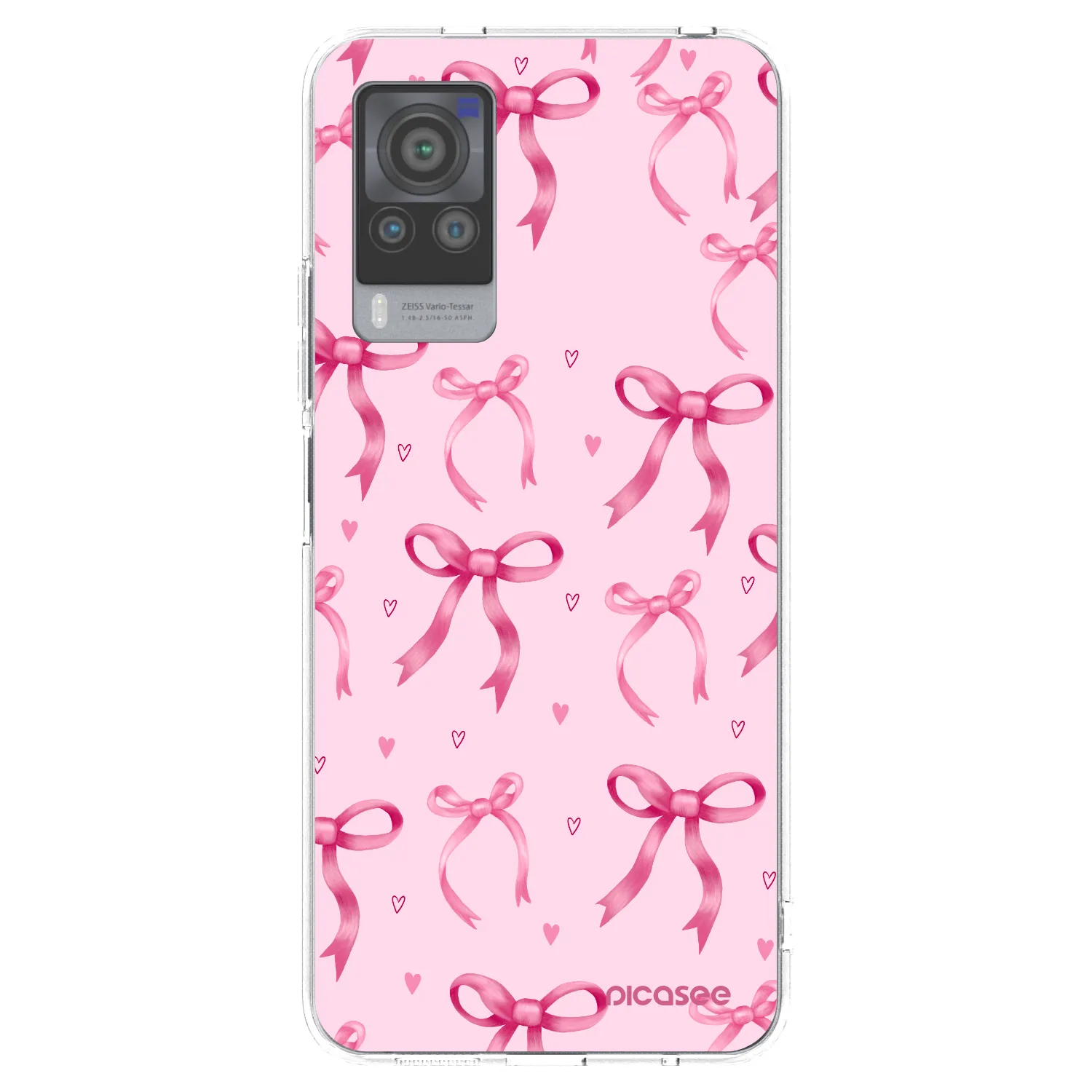 Picasee átlátszó szilikon tok az alábbi mobiltelefonokra Vivo X60 Pro 5G - Bow Aesthetic