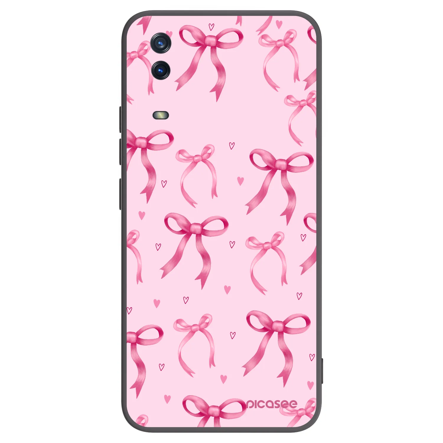 Picasee fekete szilikon tok az alábbi mobiltelefonokra Vivo Y11s - Bow Aesthetic