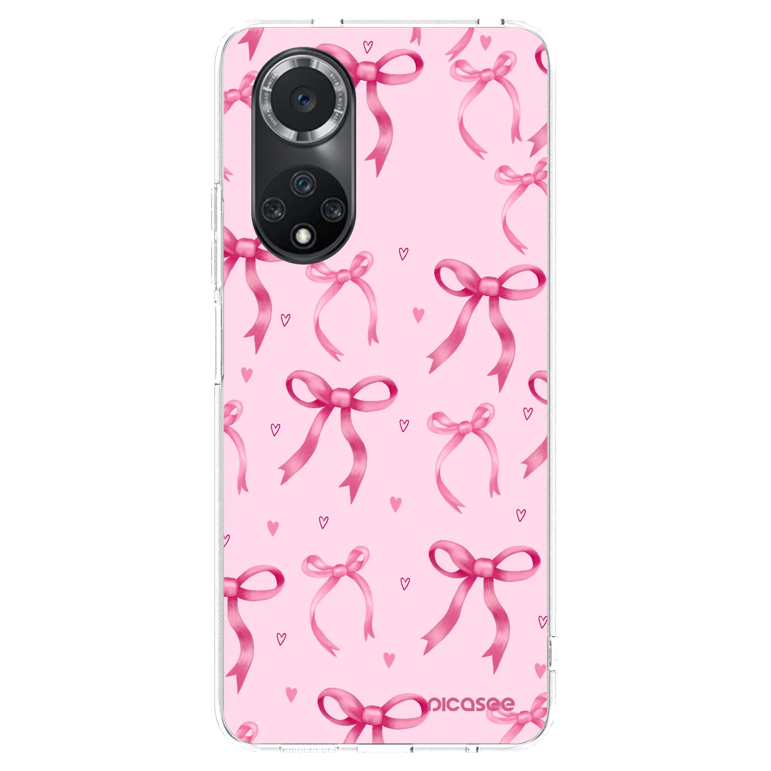 Picasee átlátszó szilikon tok az alábbi mobiltelefonokra Huawei Nova 9 SE - Bow Aesthetic