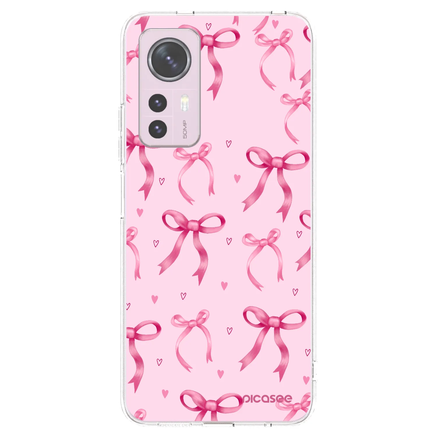 Picasee átlátszó szilikon tok az alábbi mobiltelefonokra Xiaomi 12 - Bow Aesthetic