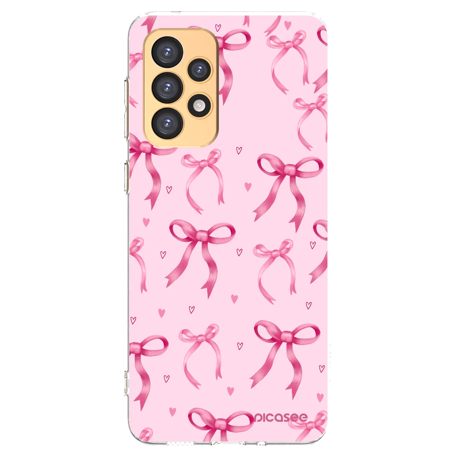 Picasee átlátszó szilikon tok az alábbi mobiltelefonokra Samsung Galaxy A33 5G A336 - Bow Aesthetic