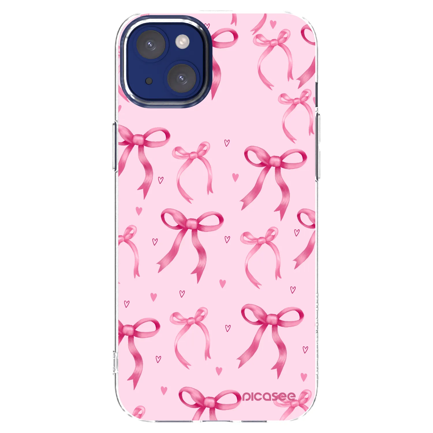 Picasee átlátszó szilikon tok az alábbi mobiltelefonokra Apple iPhone 14 Plus - Bow Aesthetic