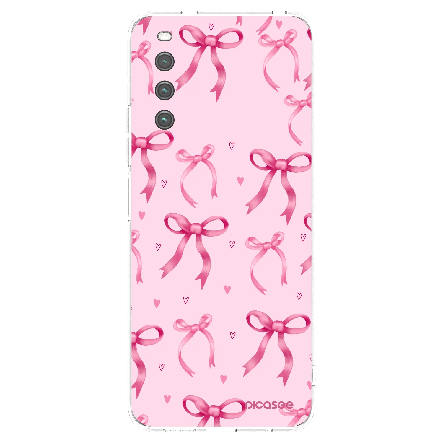 Picasee átlátszó szilikon tok az alábbi mobiltelefonokra Sony Xperia 10 IV 5G - Bow Aesthetic